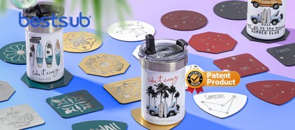 Enjoy Every Sip with BestSub New Travel Tumblers & Engraving Coasters