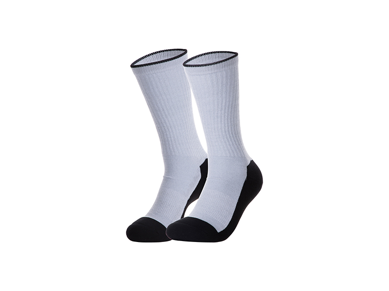 Sublimation Silver Silk Glitter Tube Sock (22*23cm) - Free Sublimation ...