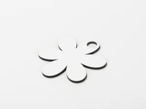 Sublimation Blanks HB Name Tag for 40oz Stanley Tumbler (7.3*8.2*0.3cm,Sunflower Shape)
