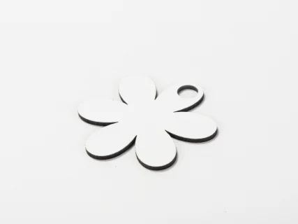Sublimation Blanks HB Name Tag for 40oz Stanley Tumbler (7.3*8.2*0.3cm,Sunflower Shape)