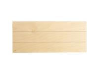 Sublimation Rectangular Plywood Sign w/ Stripes (30*12.7*1.5cm)