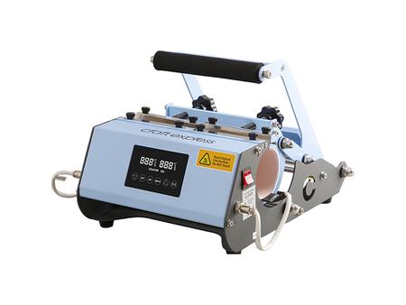 Prensa para tazas de dos estaciones Craft Express (pantalla táctil, azul claro)