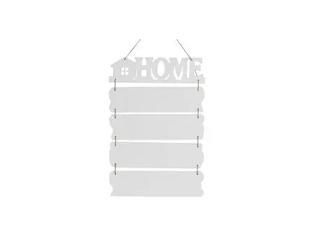 5 Piezas Madera MDF HOME Señales Colgantes (Rectángulo)