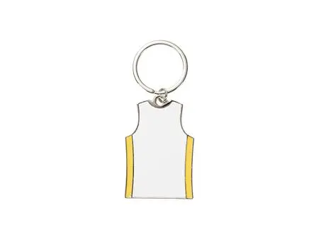 Sublimation Blanks Key Ring(T-Shirt,Yellow)