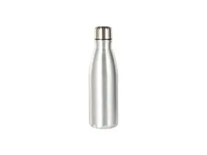 22OZ/650ml Aluminium Cola Shaped Sublimation Sports Water Bottle (Silver)