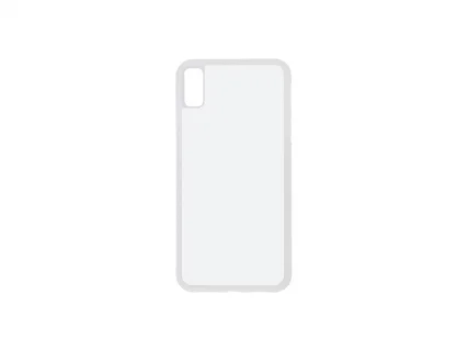 Sublimation iPhone XS Max Cover  (Rubber, White)