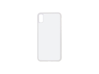 Sublimation iPhone XS Max Cover  (Rubber, White)