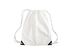 Sublimation Drawstring Backpack White