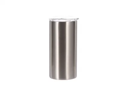 12oz/360ml Sublimation Stainless Steel Skinny Can Cooler (White