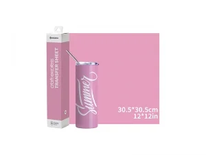 Craft Express Sublimation Transfer Sheet 8pcs (Solid Pink, 30.5*30.5cm/12&quot;x12&quot;)