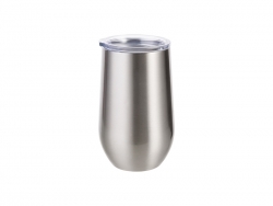 Sublimation 17oz/500ml Stainless Steel Stemless Wine Cup (Silver)