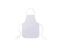 Sublimation Blanks White Child Apron w/ White Pocket (61*44cm)