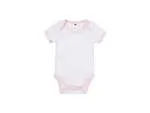 Baby Onesie Short Sleeve M(Pink Edge,3-6M)