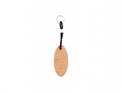 Engraving Blanks Cork Keychain(Pointed Oval)