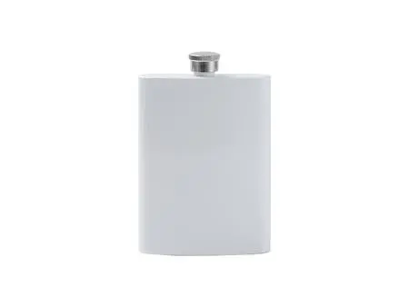 8oz White Sublimation Stainless Steel Flask