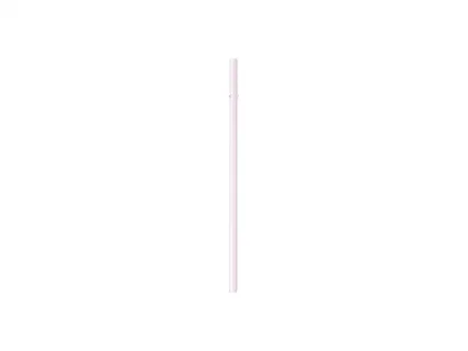 23cm Plain Straight Pink Glass Straw