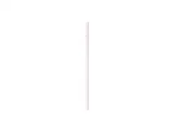 23cm Plain Straight Pink Glass Straw