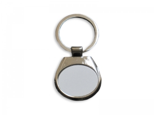 Sublimation Horizontal Oval Key Ring