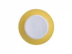 Plato 8&quot; Borde Amarillo