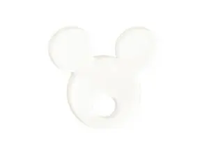 Sublimation Blanks Acrylic Name Tag (5.5*6*0.4cm,Mickey Shape)