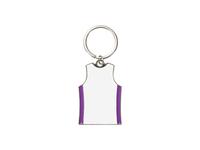 Sublimation Blanks Key Ring(T-Shirt,Purple)