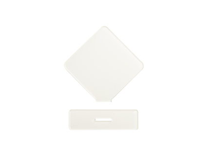 Sublimation Acrylic QR Code Photo Frame with Base(Square,15*15.6*0.4cm)