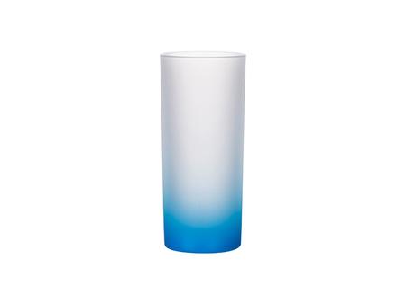 10oz Sublimation Glass Mug (Gradient Color Light Blue)