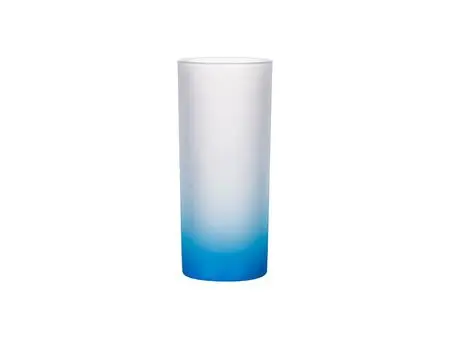 10oz Sublimation Glass Mug (Gradient Color Light Blue)