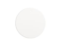 UV Bisque Ceramic Ornament (RND,φ8.5cm)