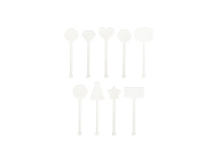 Sublimation Blank Acrylic Drink Stirrer (Short)