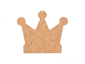 Engraving Blanks Crown Shape Cork Coaster