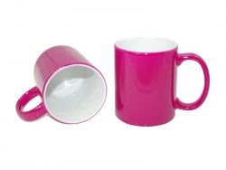 Sublimation 11oz Changing Color Mugs(purple red)