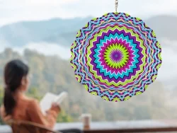 Double-Sided Sublimation Aluminium Wind Spinner