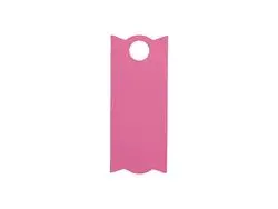 Engraving Blanks Rectangle Silicone Name Tag for 40oz Stanley Tumbler (3.3*8*0.3cm,Pink)