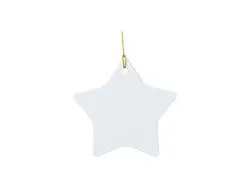 Ornamento Plástico Estrela (7.9*7.9cm)