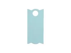 Engraving Blanks Rectangle Silicone Name Tag for 30oz Stanley Tumbler (3.3*7.3*0.3cm,Light Blue)