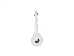 Sublimation Blanks PU AirTag Luggage Tag Holder(White)