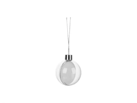 Sublimation Hanging Plastic Ball Ornament (φ8.5cm)