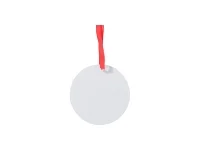 Sublimation Blanks Aluminum Round Ornament(φ8.89cm/3.5“)