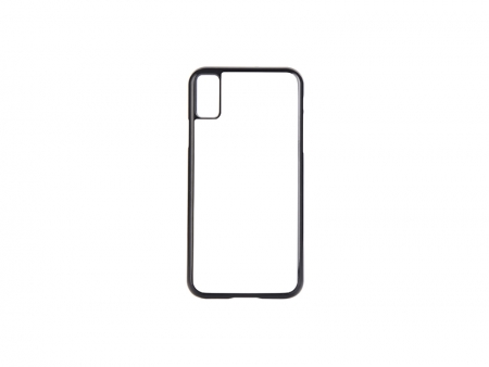 Sublimation iPhone X Cover (Plastic, Black)