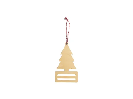 Sublimation Plywood Money Holder Ornament(9.2*16.2*0.4cm, Christmas Tree Shape)