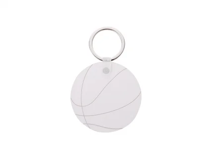 Sublimation Basketball Pattern HB Keyring (φ5.5cm)