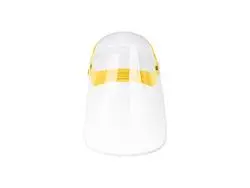 Gorra de Malla Adulto Sublimación Sin Pantalla Facial Desmontable (Amarillo)