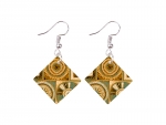 Sublimation SquareShell Earring (19*19mm)