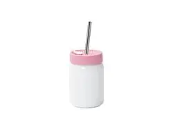 Mason Jar Inox 16oz/480ml com Tampa RosaQuantidade mínima:2000uds
