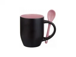 Sublimation 11oz Changing Color Spoon Mug (Matt Pink)
