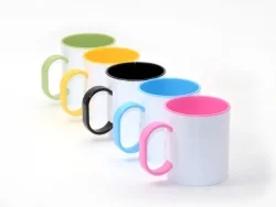 11oz Sublimation Polymer Inner Rim Color Mug
