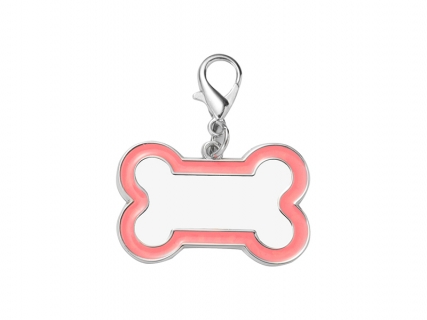 Sublimation Dog Tag (Pink Edge, 3*4.5cm)