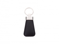 Porta-Chaves Couro PU (Trapézio, Preto)