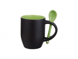 Sublimation 11oz Changing Color Spoon Mug(Light Green)